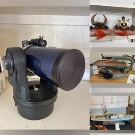 MaxSold Auction: This online auction features Lithographs, Furniture, Rugs, Garden Decorations, Speakers, TVs, Toys, Art, Lamps, Books, collectibles, Exercise Machines, Kitchenware, Appliances, Cleaning Supplies and much more!