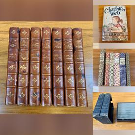 MaxSold Auction: This online auction features books from 15th-18th-19th century, Children books, Postcards, comics, limited edition prints, signed prints and much more.