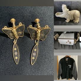 MaxSold Auction: This online auction features gold jewelry, military-themed memorabilia, thimble collection, vintage depression glass, porcelain collection, Delft/Blue ceramic decor, collectible wade figurines, lighted Christmas village houses, clown mask wall plaques, antique irons, art glass, Royal Doulton figurine, coins, Fenton glass, milk glass, vintage Asian storage cabinet, framed artwork, perfume bottle, sports trading cards, vinyl records, yarn and much more!