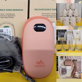 MaxSold Auction: This online auction features items such as Rechargeable Hand Warmers, Ceramic Mugs, Glassware sets, Coffee machines, Stand mixers, Microwave, Heated Socks and much more!