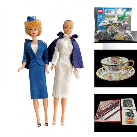 MaxSold Auction: This online auction features Barbies and Barbie accessories, Royal Doulton, signed soapstone carvings, tea sets, Nikon film camera, wall art, beer steins, books, Lego, MCM ashtray, kitchenware, hockey coins, vinyl records, Singer sewing machine, vintage banker desk lamp, vintage brass items, seasonal decor, vintage Fisher Price items, girls bike, collectible coins, Alien model, jewelry, Hot Wheels and much more!