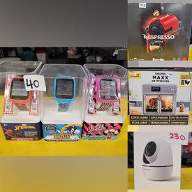 MaxSold Auction: This online auction features NIB items such as space heaters, heated apparel, kids\' digital watches, small kitchen appliances, home security camera, phone cases and much more!