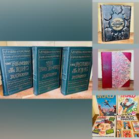 MaxSold Auction: This online auction features books from 16th-to-19th century, comics, limited edition prints, signed prints, magazines and much more.