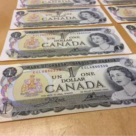 MaxSold Auction: This online auction features Ten Uncirculated 1973 One Dollar Bills, coffee table books, art books, vintage toys, hockey jerseys, vintage coca-cola, salt and pepper, Poker Chip Cases, Blue Mountain Pottery, Small Bean Crock and much more!