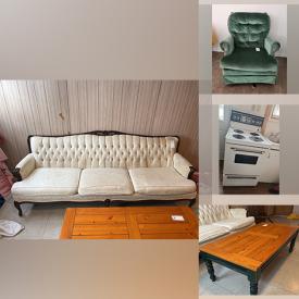 MaxSold Auction: This online auction features items such as Appliances, Kitchenware, Beds, Tables, Chairs, Stoves, Refrigerators, Dressers, Sofas and much more!