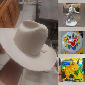 MaxSold Auction: This online auction features Legos, Funko Pop, video games, Pokemon cards, toys, party supplies, Lladro figurines, vintage light covers, CDs and much more!