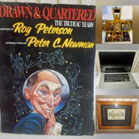 MaxSold Auction: This online auction features vintage jewellery, vintage Gingerbread clock, milk glass, binoculars, iridescent vanity jars, Coca-Cola collectibles, area rugs, cameras, vintage German beer stein, vintage bottles, marbles, TV, stamps, power & hand tools, skis, collector plates, hockey collectibles, DVDs, mantle clocks, vintage toys, vinyl records, NIB cookware, computer accessories, vintage games, vintage advertising tins, and much more!!