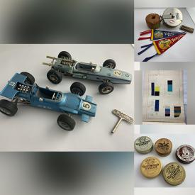 MaxSold Auction: This online auction features Stephanie Carter original art, children’s art prints, collector plates, antique tools, vintage ephemera, mid-century masks, toys, games, coins, professional microscope, GoPro & attachments, office supplies and much more!