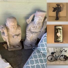 MaxSold Auction: This online auction features Antique Statues, Japanese Geisha decor, bike, Asian antique umbrella and much more!