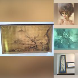 MaxSold Auction: This online auction features Leon Franks artwork, Zora Duvall oil painting, vintage British lithographs, antique Chinese embroidery, antique Chinese paper wall scroll and much more!
