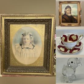 MaxSold Auction: This online auction features figurines, teacups, jewelry, lamps, original paintings, vintage kitchenware, swarovski crystals and much more!