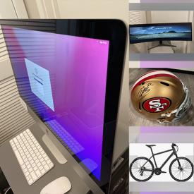 MaxSold Auction: This online auction features iMac computers, curved monitors, autograph helmet, NIB hair dryers, NIB hair straighteners, new ChatterVOX, new bicycle, lighthouses and much more!