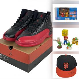 MaxSold Auction: This online auction features toys, new socks, vinyl records, video game console & games, sports collectibles, men\'s & women’s shoes & boots, sports trading cards and much more!