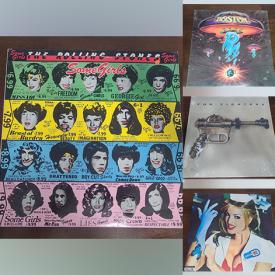 MaxSold Auction: This online auction features vintage records such as Sarah Harmer, Rolling Stones, Kate Bush, Boston, KISS, Eric Clapton, Neil Young, Weird Al and Foo Fighters, Funko Pop collectibles and much more!