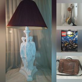 MaxSold Auction: This online auction features antique and vintage jewelry, fine china, silver plate, signed artwork, home decor, leather cowboy boots, diecast model cars, antique lamps, handbags, pottery, glassware, small kitchen appliances and much more!