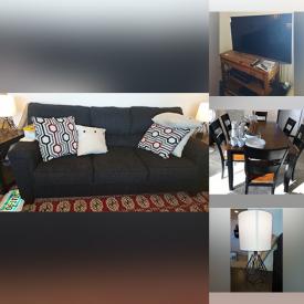 MaxSold Auction: This online auction features 55” Samsung TV, Bose speakers, small kitchen appliances, lamps, furniture such as end tables, sofas with pillows, media center, loveseat, and dressers, area rugs and much more!