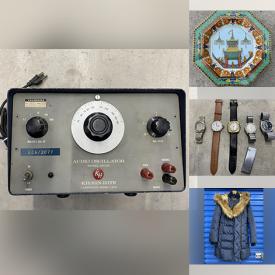 MaxSold Auction: This online auction features 10k gold ring, diecast models, winter jackets, vintage serving trolley, vintage watches, Krohn-Hite oscillator and much more!