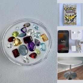 MaxSold Auction: This online auction features loose gemstones, Pokemon collectibles, jewelry, jade animals, CZ rings, vintage watches, pet products, vintage Chinese bowls, puzzles, board games, cell phone accessories, computer accessories, fitbit, children’s clothing, fabric, vintage bottles, guitar, small kitchen appliances, area rugs, camping gear, office supplies, men’s & women’s clothing, and much much more!!