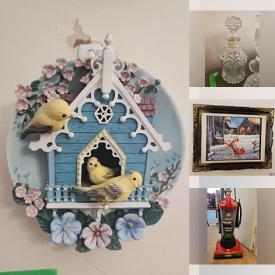 MaxSold Auction: This online auction features nutcrackers, demi-lune table, power recliner, collectible plates, board games, small kitchen appliances, decanters, cuckoo clock, crafting supplies, Royal memorabilia, sewing machine & supplies, window AC unit and much more!