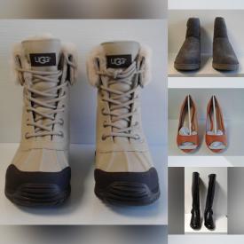 MaxSold Auction: This online auction features new women’s and men’s shoes and boots such as UGG, Franco Sarto, Gabor Nappa, Steve Madden, Michael Kors, Birkenstock and much more!