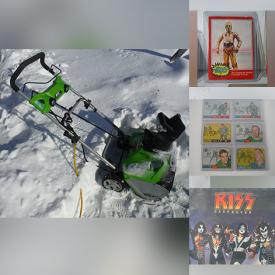 MaxSold Auction: This online auction features Topps baseball cards, NHL trading cards, Star Wars collectibles, electric snow blower, Blue Mountain pottery, Marvel and DC comics, Lego, vinyl albums and much more!