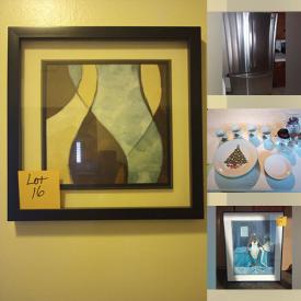 MaxSold Auction: This online auction features LG refrigerator, seasonal decor, motorized wheelchair, home health aids, candles and another home decor, VHS player, bed frame, TV stand, wall art, fireplace set, lamps, board games, wall clock, dining room chairs, table and much more!