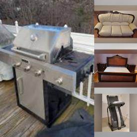 MaxSold Auction: This online auction features an accent cabinet, billiards table, CD tower, treadmill, wardrobe, dresser, chest, bedframe, accent table, BBQ grill and much more!