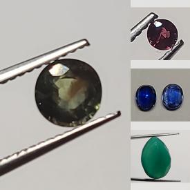 MaxSold Auction: This online auction features loose gemstones such as natural sapphire, spinel, red rubies, emeralds, opals, amethyst, aquamarine, kyanite, amber and much more!