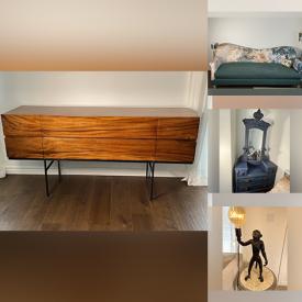 MaxSold Auction: This online auction features upright piano, furniture such as walnut sideboard, antique vanity, sofas, coffee tables, sectional couch, and dining table, lamps, home decor, kitchenware, NordicTrack rowing machine, and much more!