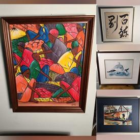 MaxSold Auction: This online auction features Val Byrne fine art prints, John Liang original oil, etching, calligraphy, Elaine Alfoldy watercolour, Japanese woodblock, vintage original folk art and much more!