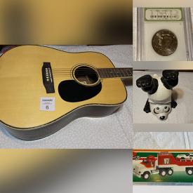 MaxSold Auction: This online auction features sports collectibles, coins, guitar, Pez dispensers, stamps, Disney ephemera, binoculars, new die-cast vehicles, puzzles, toys, cookie jar, Valentine’s Day cards, comics, new beauty products and much more!