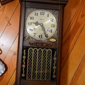 MaxSold Auction: This online auction features Emperor Grandfather Clock, Smith and Barnes upright piano, Queen Anne style Cherry dining table and chairs, potter's wheel, patio set, bicycles, original artwork, small appliances, electronics and much more!