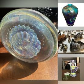 MaxSold Auction: This online auction features collectibles such as Belleek, Limoges, Royal Doulton,  silver plate, Hummel, 925 silver jewelry, art glass, original artwork, handbags, Star Wars Lego, display cabinets, cross stitch kits, shoes and much more!