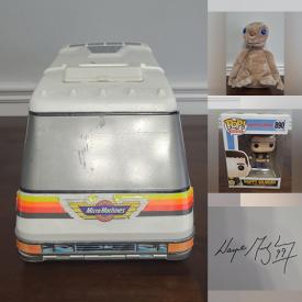 MaxSold Auction: This online auction features small arcade games, pop culture collectibles, NIB Funko Pops, Star Trek collectibles, advertising signs, sports trading cards and much more!