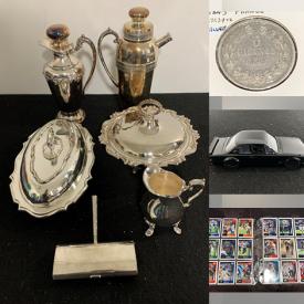 MaxSold Auction: This online auction features collectible coins, trading cards, diecast cars, hardcover novels, home decor, teapots, LP records and much more!