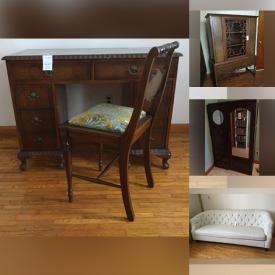 MaxSold Auction: This Charity/Fundraising online auction features antique bedroom suite, hospital bed, office accessories, antique china cabinet, small kitchen appliances, vintage oil lamp, vintage chifferobe armoire, craft supplies, automotive supplies, antique pump organ, power washer, vintage toys, camping gear, hand tools, steel shelving, refrigerator and much more!