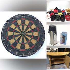 MaxSold Auction: This online auction features a vintage dartboard, linens, household items, kitchenware, small kitchen appliances, books, toys, yarn, embroidery supplies, seasonal decor, pet items, lamps, bags, scarves, coaster collection, games, CDs, cutlery, home decor, hand tools, yard tools and much more!