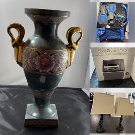 MaxSold Auction: This online auction features craft supplies, small kitchen appliances, toys, office supplies, costume jewelry, jewelry displays, Bombay clocks, snorkel gear, comforters, VR glasses and much more!