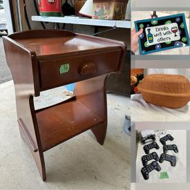 MaxSold Auction: This online auction features printer, small kitchen appliances, kitchen island, new board games, power tools, Wizard of OZ collectibles, party supplies, snowman collectibles, crafting supplies, holiday decorations, vinyl records, Coca-Cola collectibles, doll house furniture and much more!