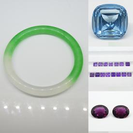 MaxSold Auction: This online auction features gemstones such as opals, moonstones, emeralds, jade, topaz, rubies, amethysts, tourmaline, diopside, spinels, morganites and others, jade bangles, pearls and much more!