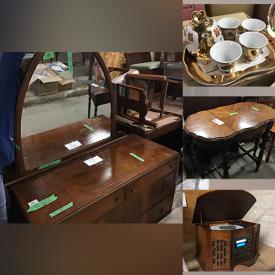 MaxSold Auction: This online auction features plumbing, electrical & painting supplies, craft supplies, printer, vintage furniture, vintage sewing machines & tables, teapots, collector plate, vinyl records, office supplies, toys and much more!!