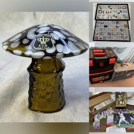 MaxSold Auction: This online auction features Bo Borgstrom mushrooms, Magic the Gathering trading cards, comic books, children’s toys, vintage and modern jewelry, sports collectibles, antique chairs, promotional posters and much more!