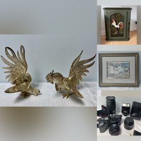 MaxSold Auction: This online auction features items such as Rooster figurines and carvings, artwork, coins, accessories, electronics, decorations and much more!