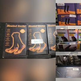 MaxSold Auction: This online auction features heated socks and gloves.