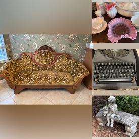 MaxSold Auction: This online auction features vintage kerosene lamps, antique porcelain, teacup/saucer sets, collector plates, teapots, chandelier, area rugs, carnival glass, small kitchen appliances, TV, milk glass, RC car, yard art, stamps, costume jewelry, vintage cameos, gold jewelry and much much more!