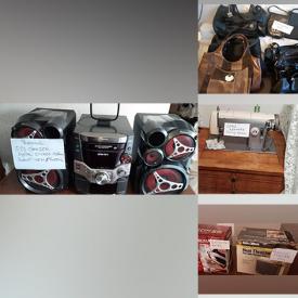 MaxSold Auction: This online auction features new small appliances, antique tables, ladies shoes, linens, bedroom dresser, lighting and more!