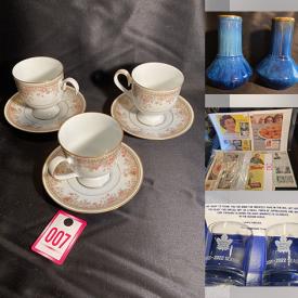 MaxSold Auction: This online auction features fine china, silver plate, vintage magazines, vintage advertising, glassware, commemorative coins, sports collectibles and much more!