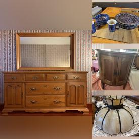 MaxSold Auction: This online auction features Roxton bedroom furniture, side tables, scones, glass chandelier, antique sewing machine, Skidoo helmets, wingback chair and more!