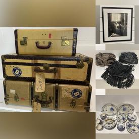 MaxSold Auction: This online auction features framed wall art, art glass, gaming chair, art supplies, fabric, vintage typewriter, vintage purses and much more!