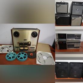 MaxSold Auction: This online auction features robot vacuum, acoustic guitars, stereo receivers, Bose speakers, guitar amps, cameras, power tools, Yamaha keyboard and much more!